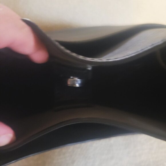 NWOT!!  K. Carroll Berni Satchel & Crossbody Black Faux Leather - Picture 14 of 16